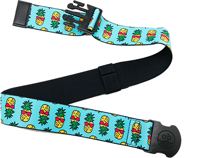 picture of retro-pineapple-stretchy-belt