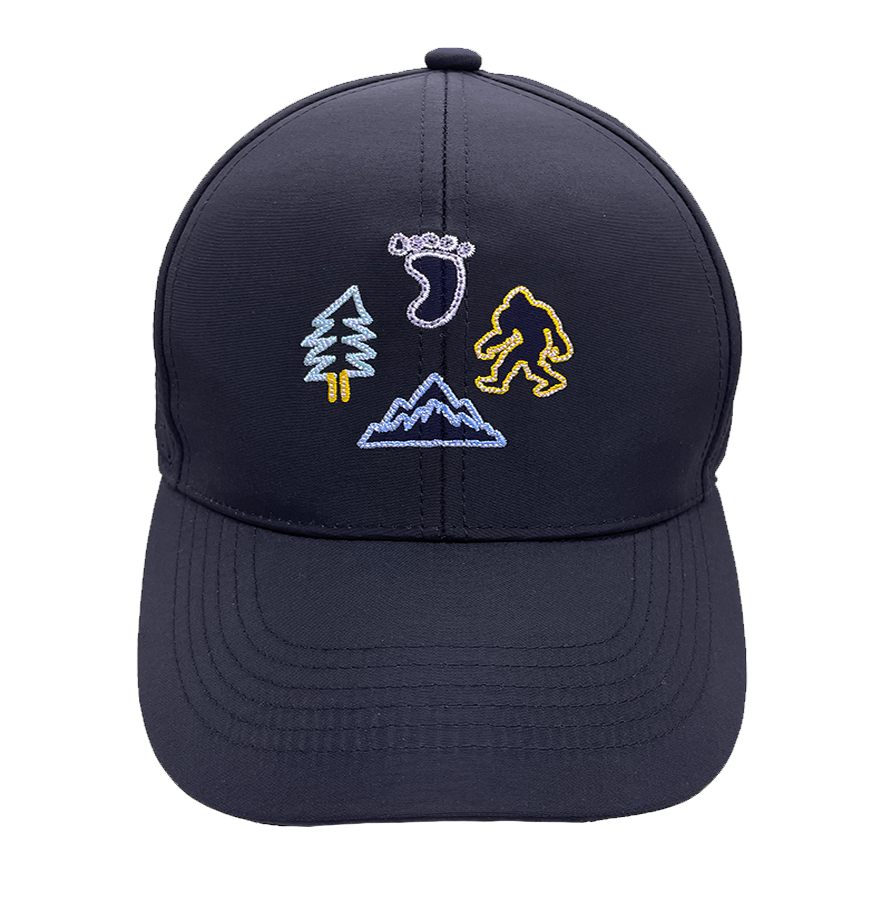 Neon Bigfoot Athletic Hat