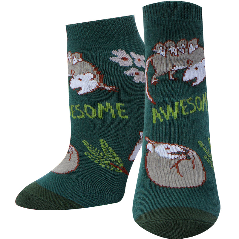 Awesome Possum Ankle Socks