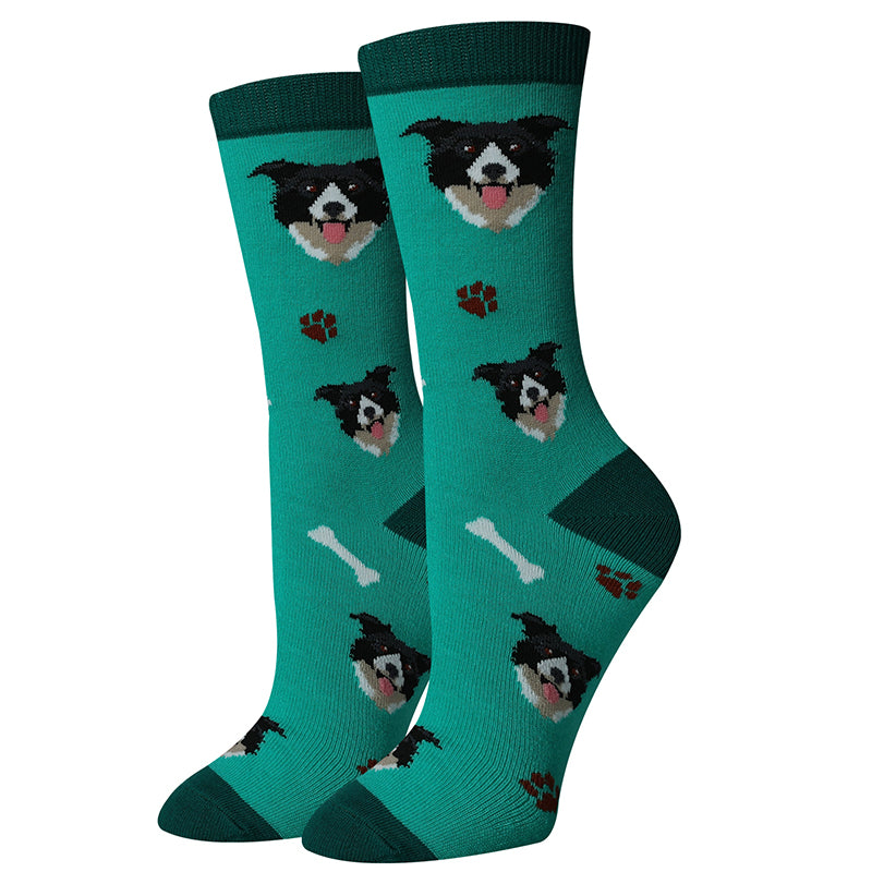 E&S Pets Border Collie Novelty Crew Socks - Socks & Slippers - Foto 9