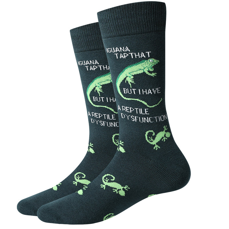 picture of iguana-tap-that-socks